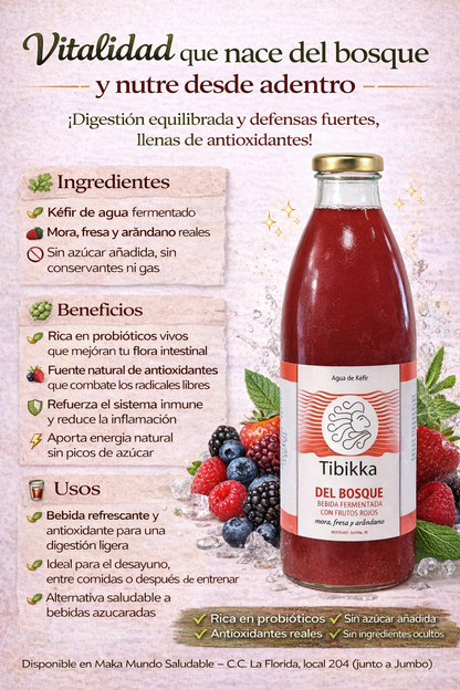 Agua De Kéfir Del Bosque - Tibikka