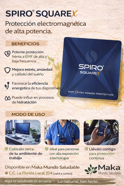 Noxtak Filtro Electromagnetico Avanzado Para Uso Múltiple Y Personal - Spiro Square X