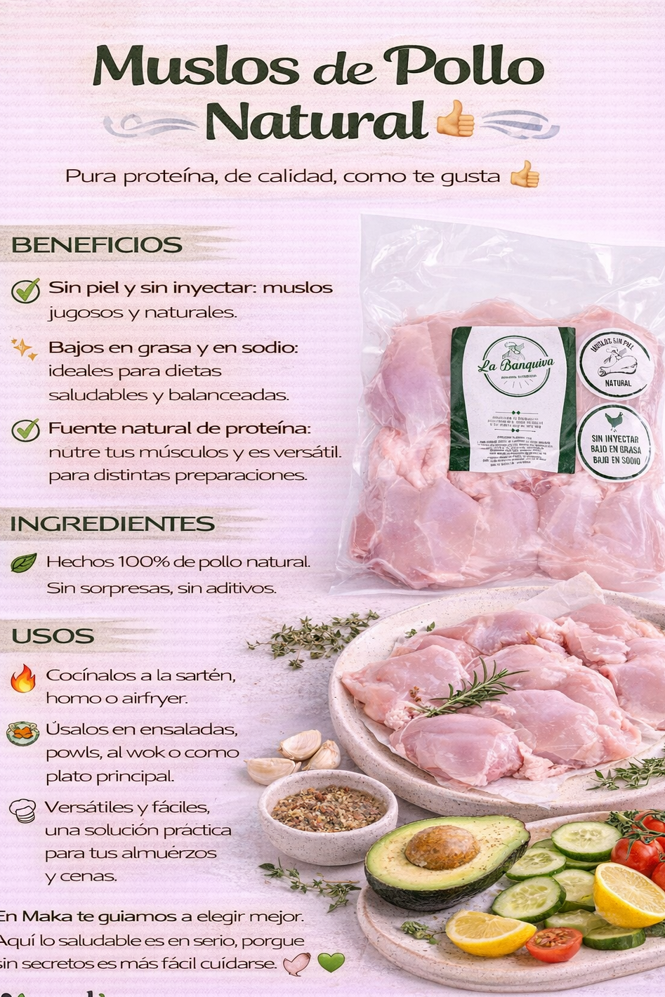 Muslo Sin Piel - La Banquiva