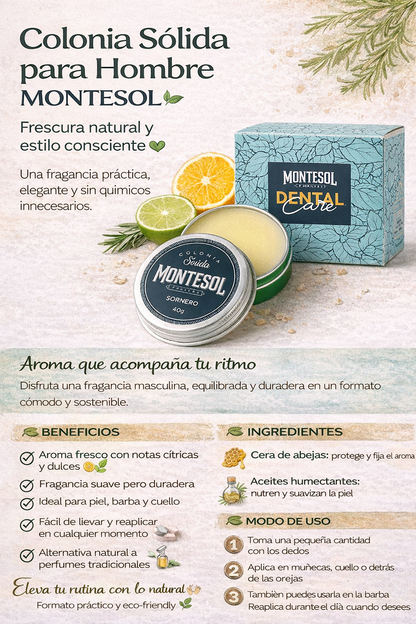 Perfume para Hombre - Montesol x40g