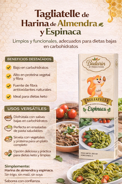 Pastas Tagliatelle - Badem x250g