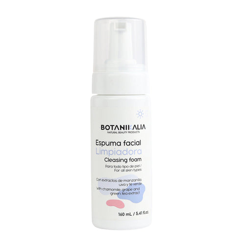 Espuma Facial Limpiadora Todo Tipo de Piel - Botanikalia x160ml