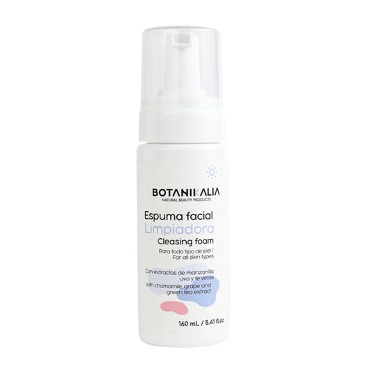 Espuma Facial Limpiadora Todo Tipo de Piel - Botanikalia x160ml