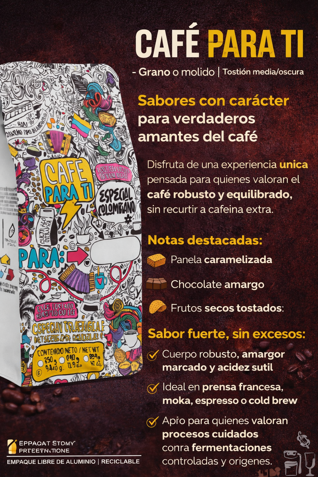 Café Especial Para Ti  - Lattenda x250g