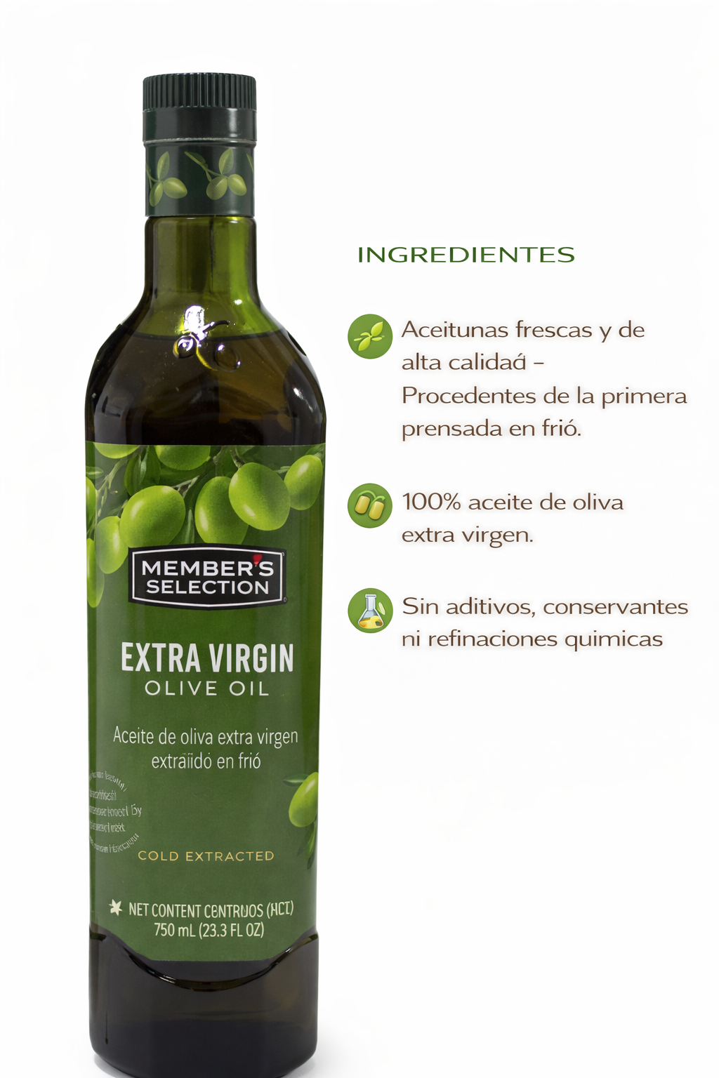 Aceite de Oliva Extra Virgen - Member's x750ml