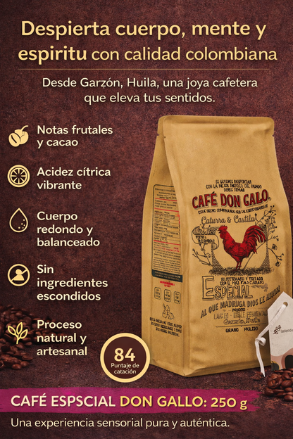 Café Especial Don Gallo Grano - Lattenda x250gr