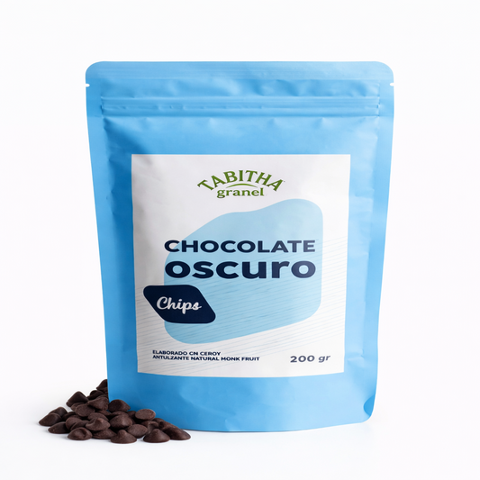 Chips de Chocolate Oscuro 80% - Tabitha x200g