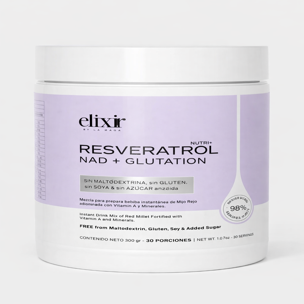 Resveratrol Nad + Glutation - Elixir x300gr