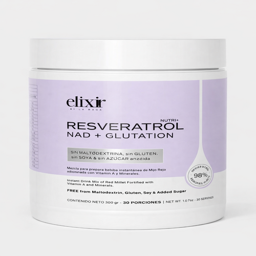 Resveratrol Nad + Glutation - Elixir x300gr