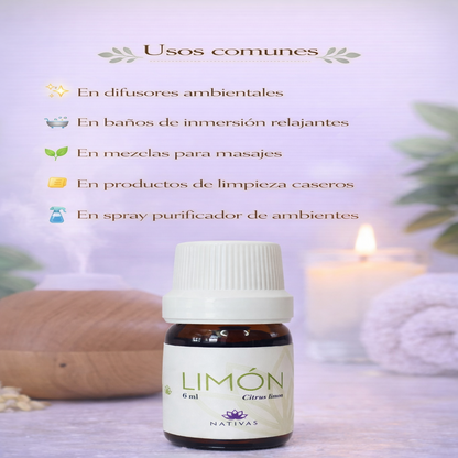 Aceite Esencial de Limón - Nativas x5ml