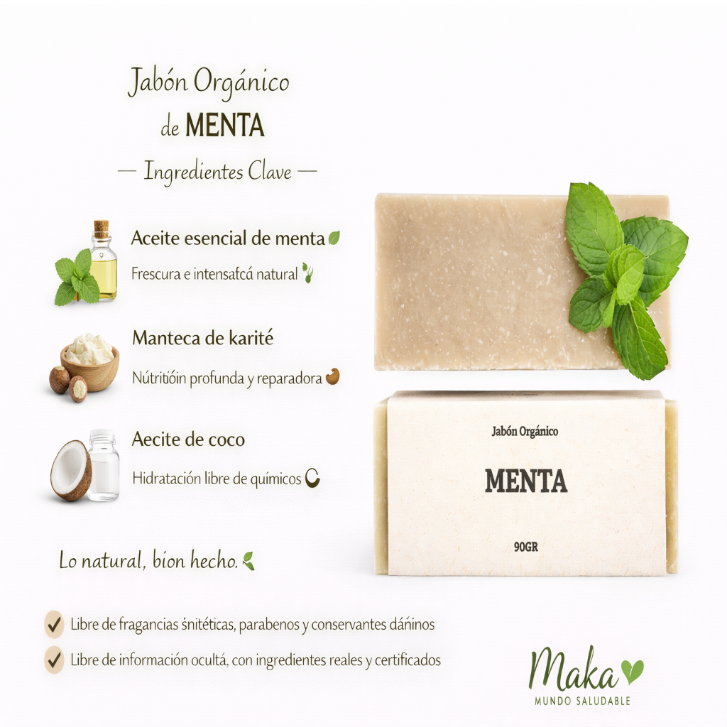 Jabón Corporal Menta - Oiris x90g