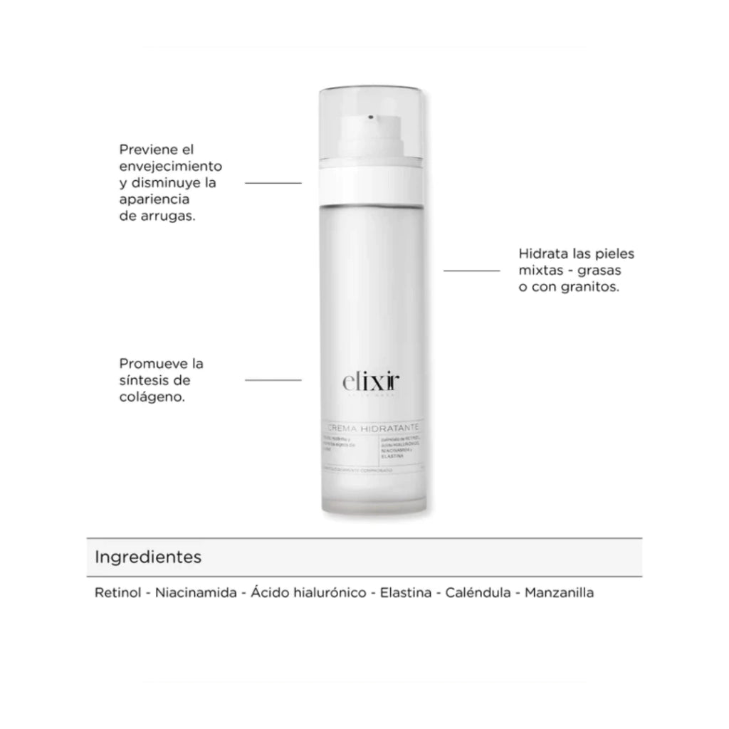 Crema Hidratante con Retinol - Elixir x50ml