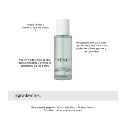 Gel Limpiador Facial - Elixir x150ml