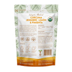 Infusión Herbal Cúrcuma, Jengibre, Limón & Pimienta – Heaven Blends x60g