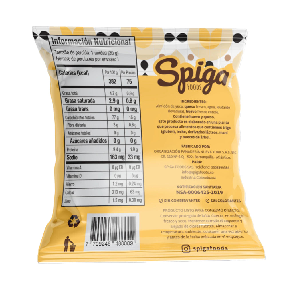 Rosquitas de Yuca - Spiga x20g