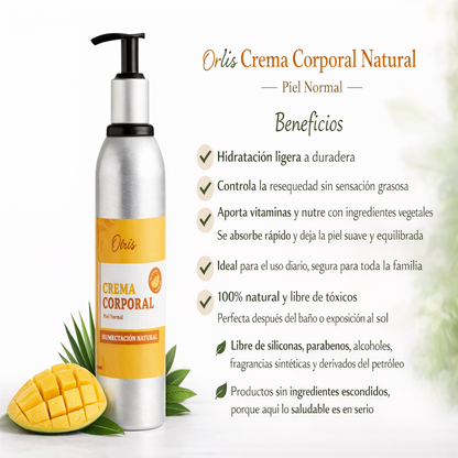 Crema Corporal Piel Normal - Oiris x300ml