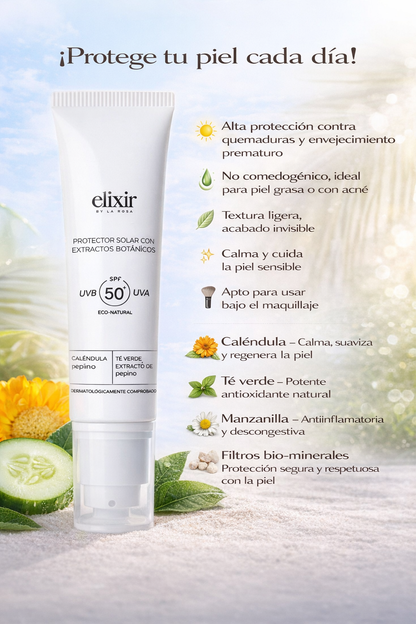 Protector Solar SPF 50 - Elixir x60ml