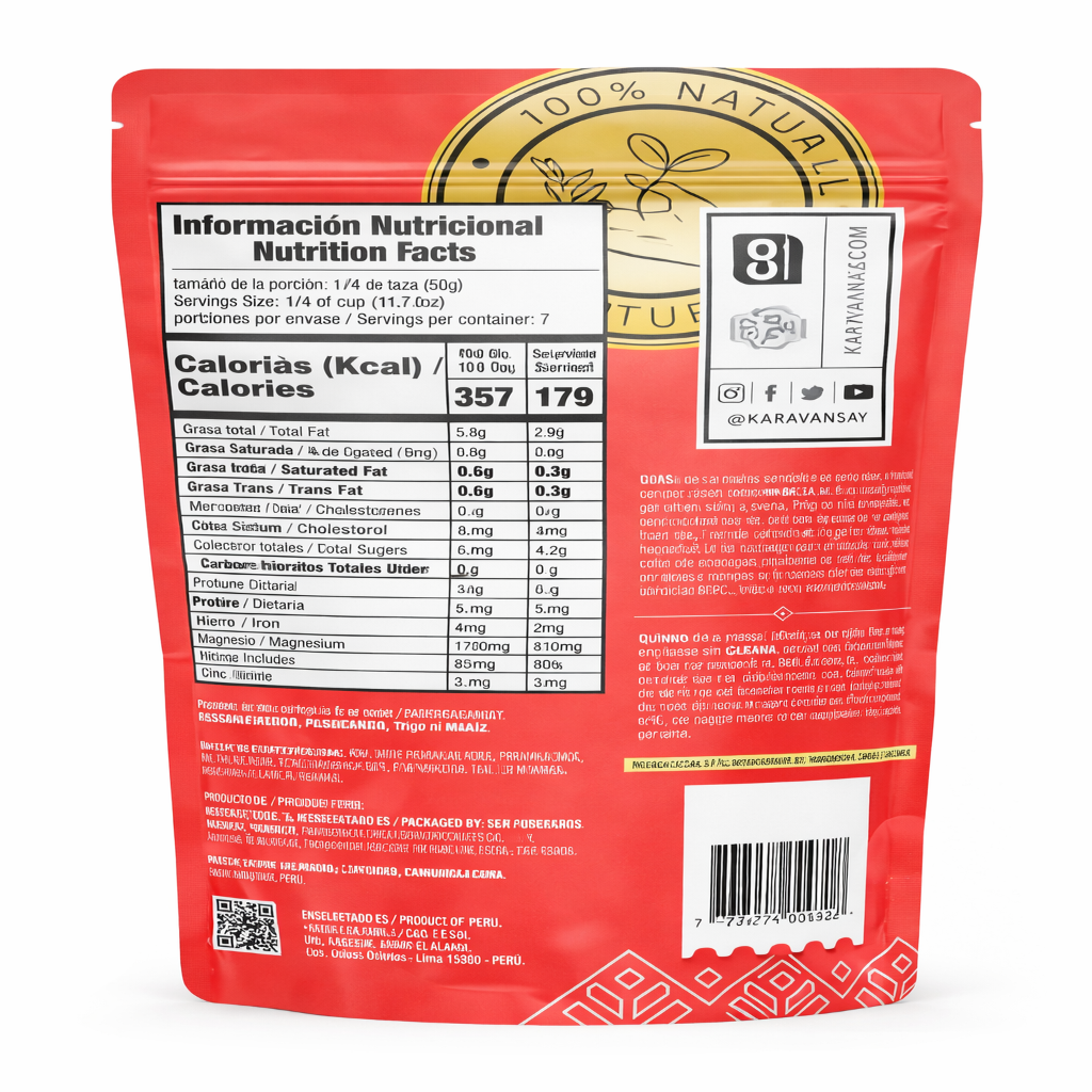 Semilla de Quinua Roja - Karavansay x350g