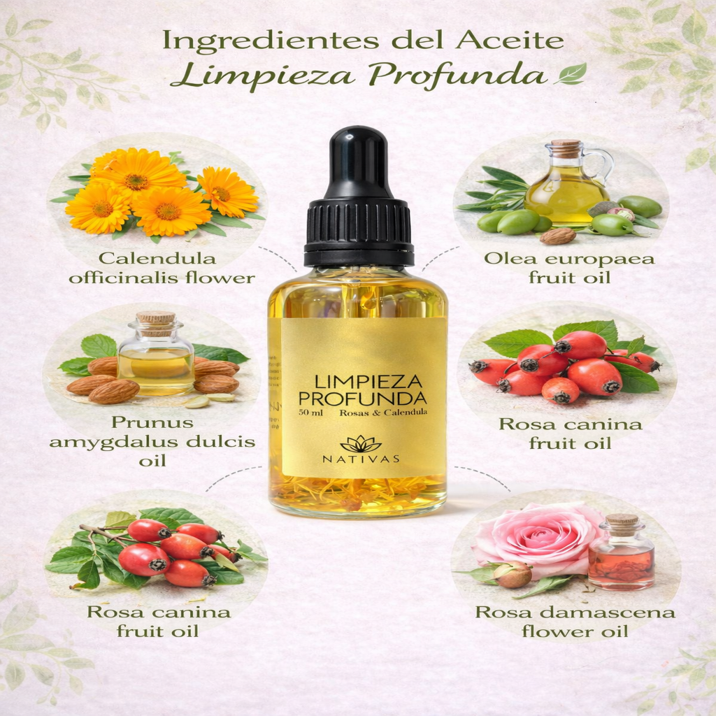 Aceite De Limpieza Facial - Nativas x50ml