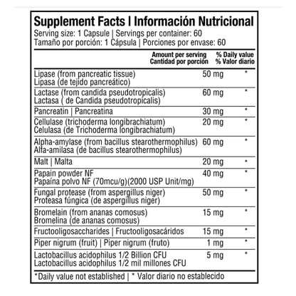 Digezimes Enzimas Digestivas - Nutrivita x60caps