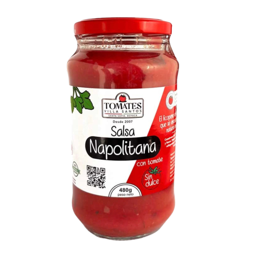 Salsa Napolitana De Tomate - Tomates Villa Santos x480gr