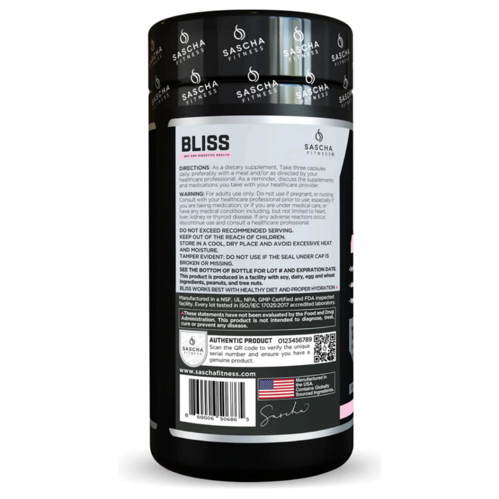 Bliss Sascha Fitness - 90caps