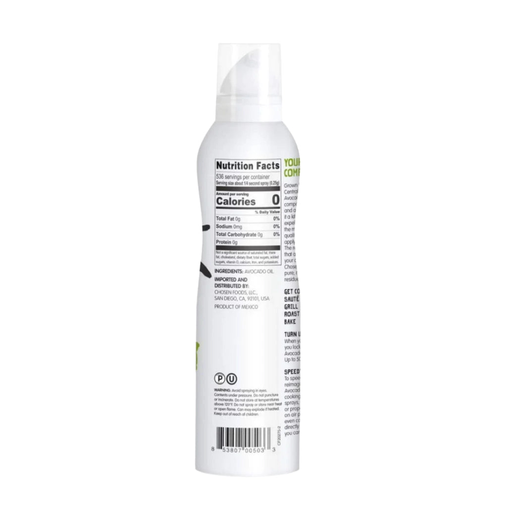 Aceite de Aguacate En Spray - Chosem Foods x134g