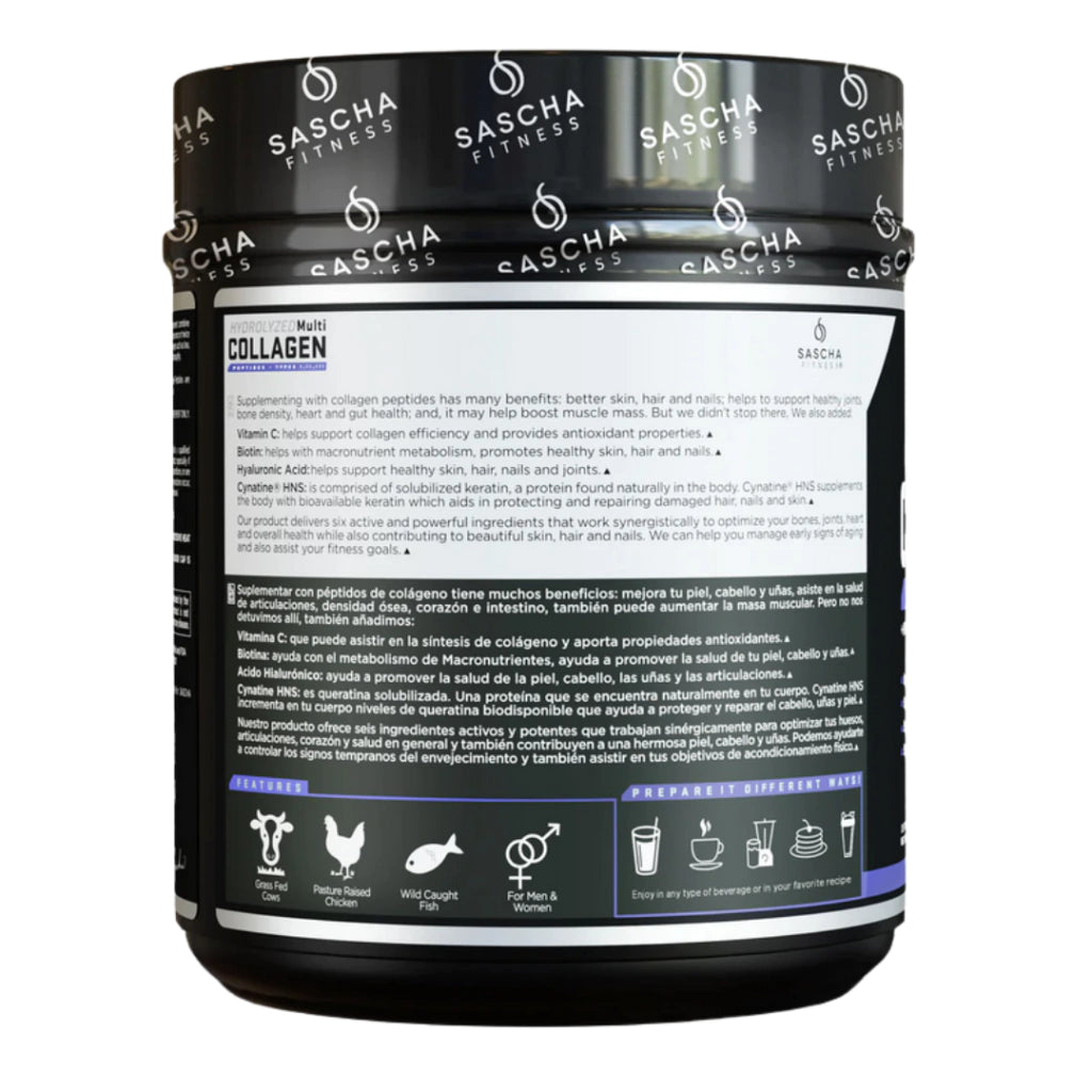 Colágeno Hidrolizado Sascha Fitness - 469 Gr
