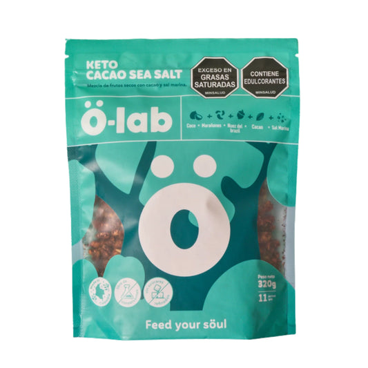 Granola Keto Cacao y Sal Marina - O-lab