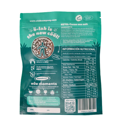 Granola Keto Cacao y Sal Marina - O-lab