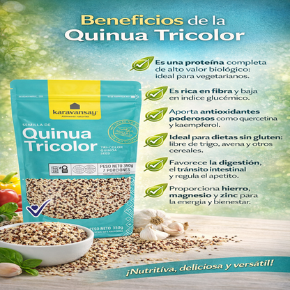 Semilla de Quinua Tricolor - Karavansay x350g